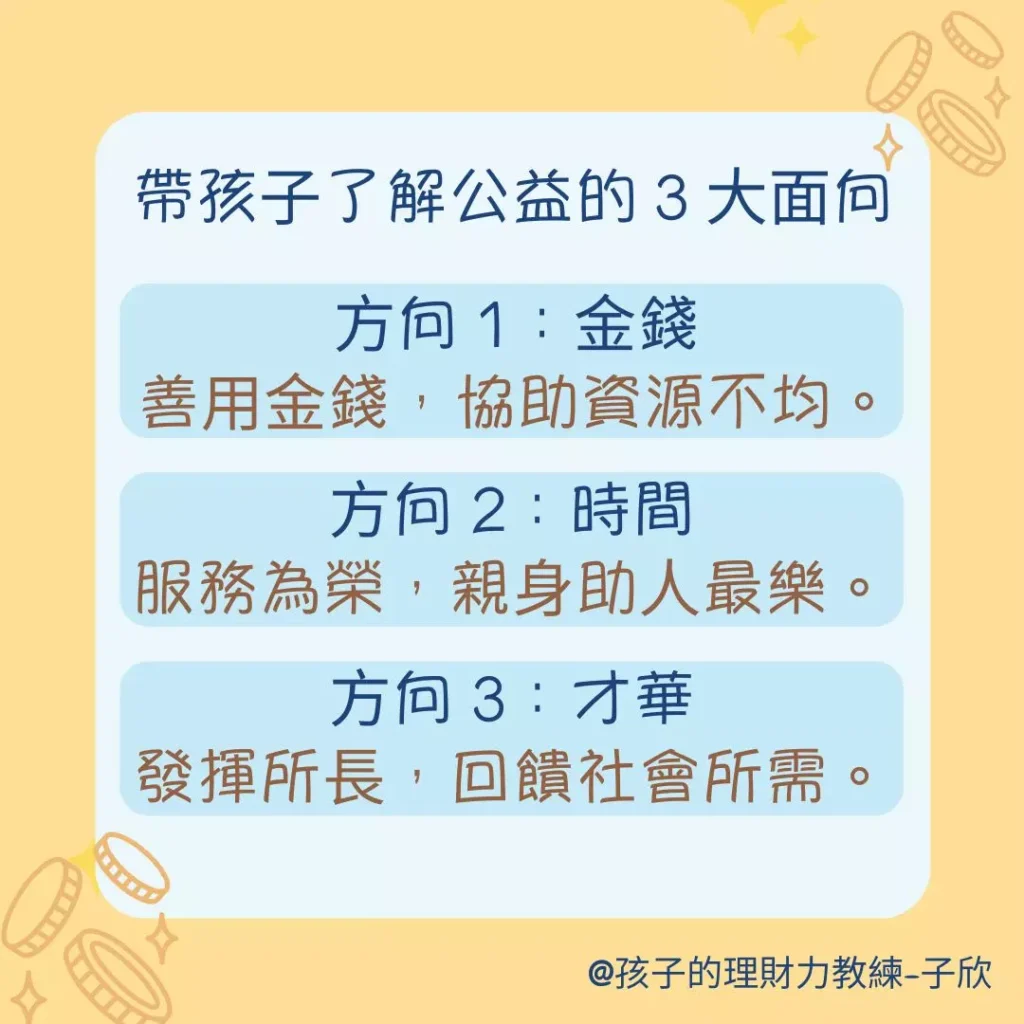 用做公益打造良好品德教育，讓兒童均衡發展